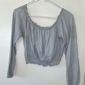 Pacsun Light Blue flow top